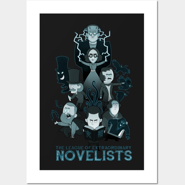 Extraordinary Novelists Wall Art by Queenmob